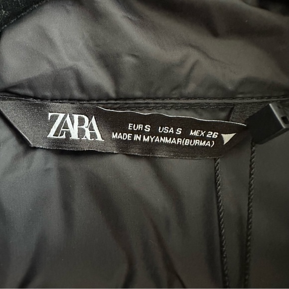 ZARA black vest size S. NWT perfect condition - Picture 3 of 8